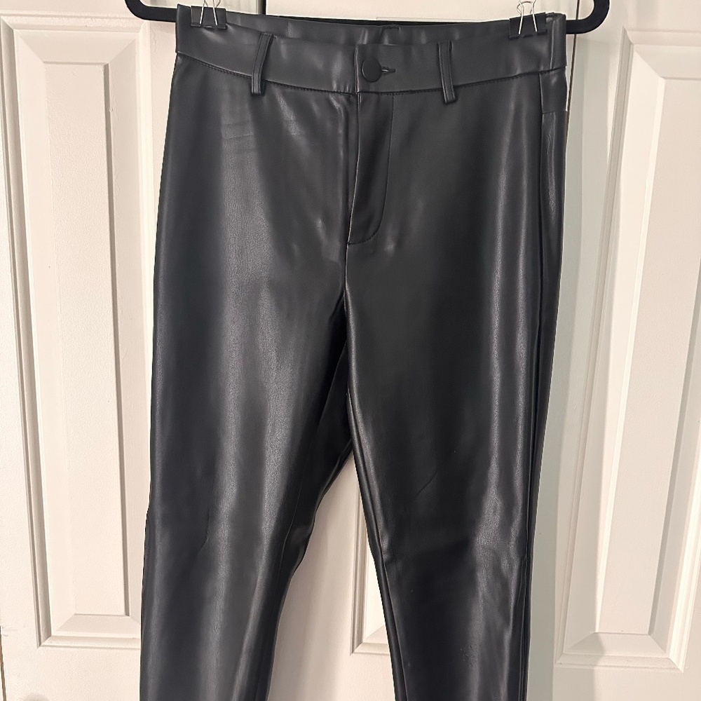Faux Leather Pants